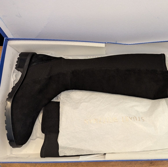 NIB Stuart Weitzman 5050 Knee-High Lug Boot, Size 7 - Picture 2 of 5